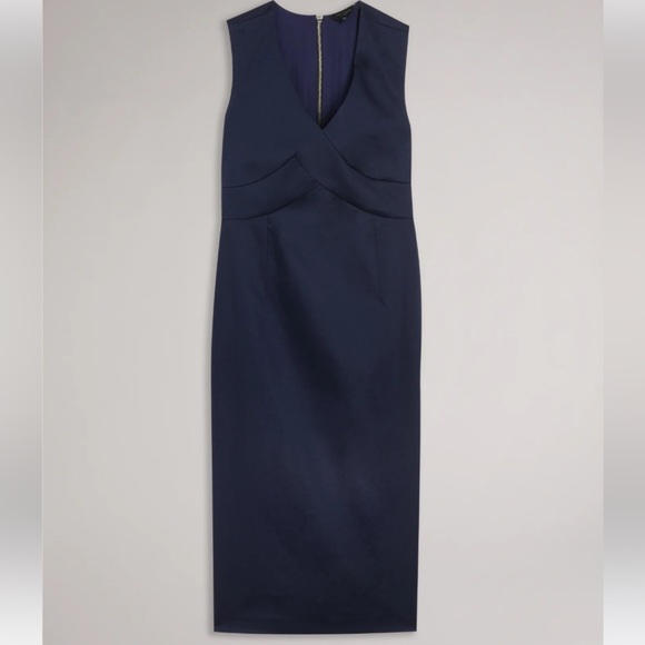 NWT Ted Baker Salian Midi Dress - Picture 1 of 12